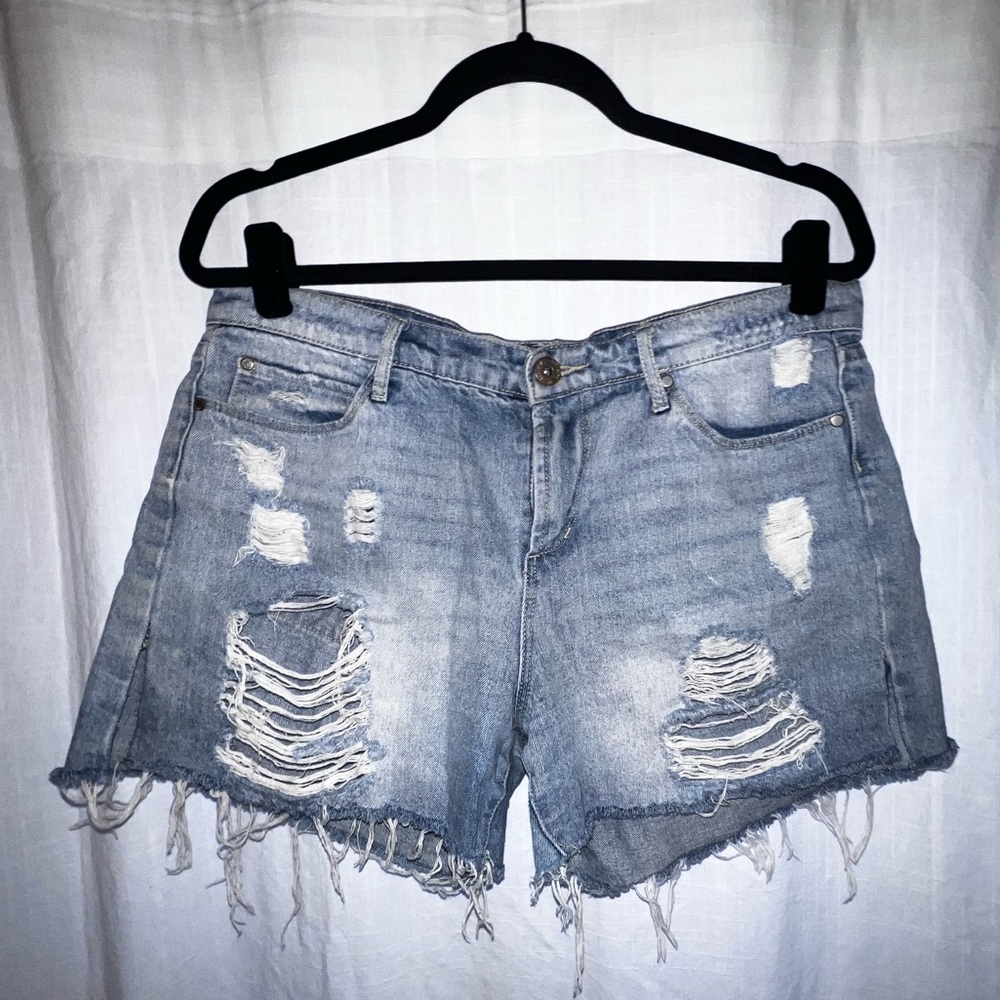 Articles of Society cotton denim blue shorts size 28